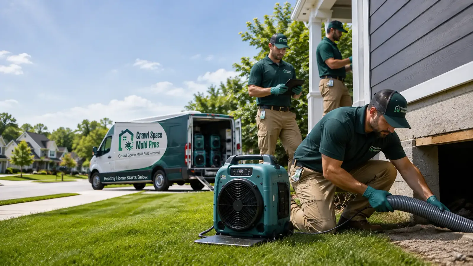 Crawl Space Mold Removal in Leeds, MA